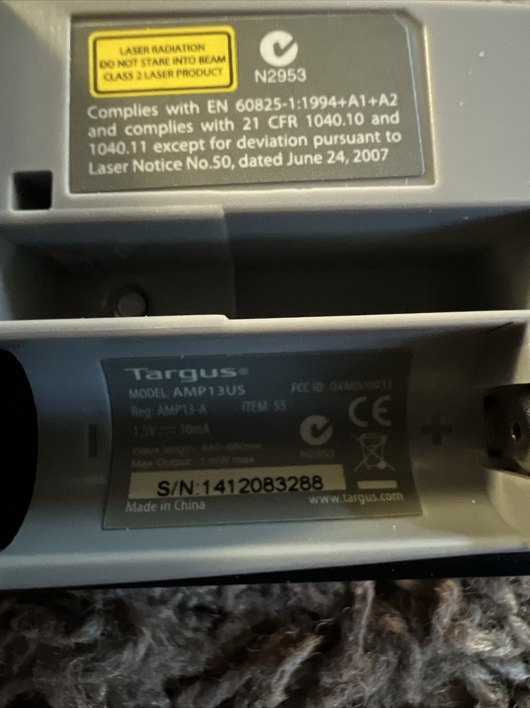 Targus AMP13US Remote