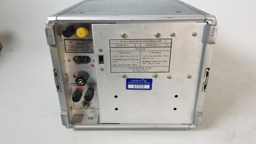 Fluke 893A AC/DC Differential Voltmeter