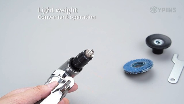 1/4 Inch Pneumatic Right Angle Die Grinder - 20000 RPM, Variable Speed, Lightwei