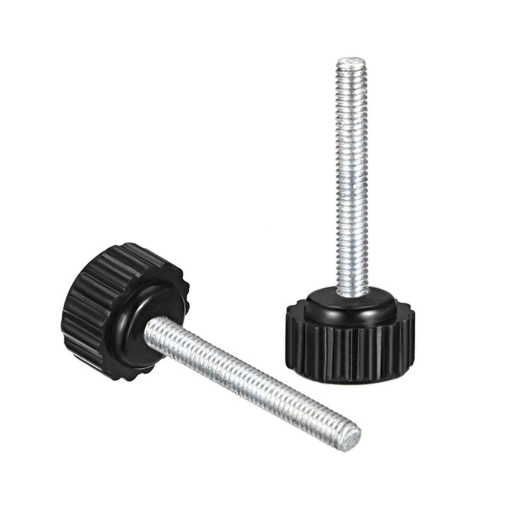 M4 x 30mm male thread knurled locking knobs 4 pcs