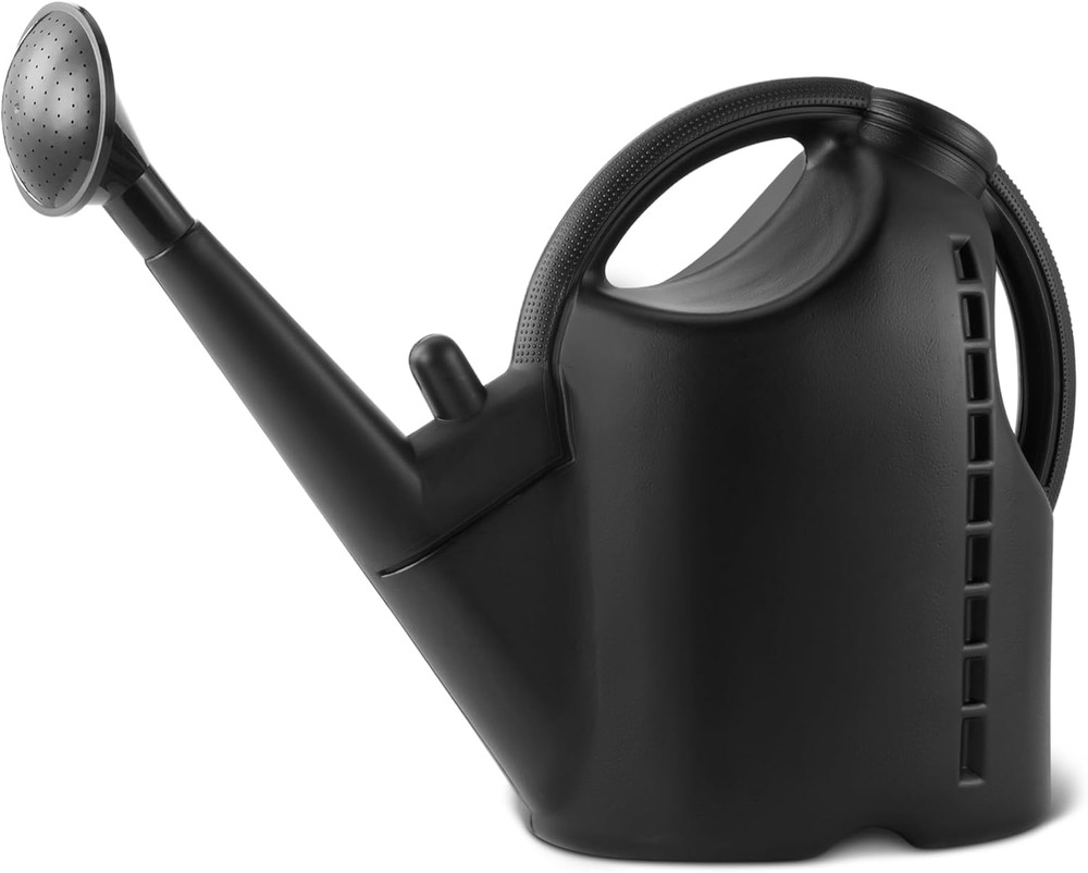 , Watering Can, Black, 2.64 Gallon Capacity