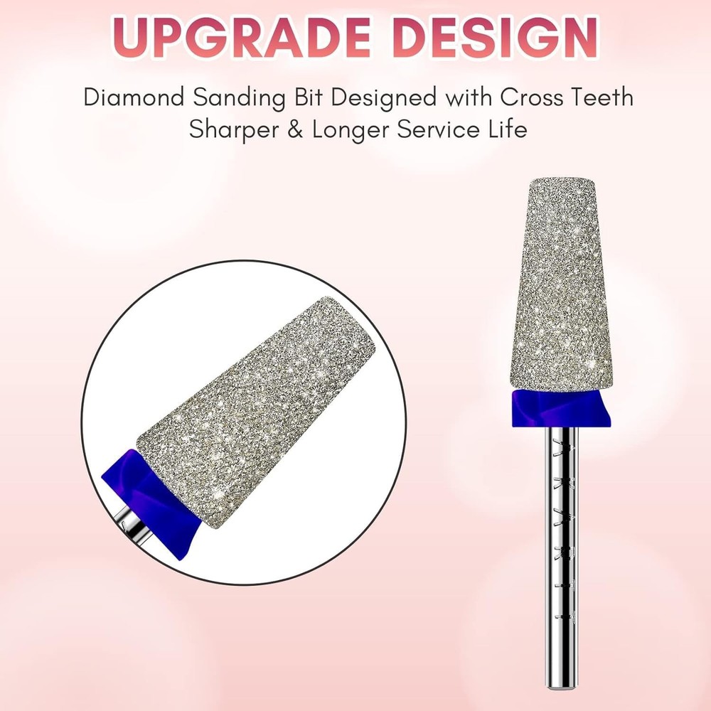 Universal 3/32" Diamond Drill Bit – Perfect for Beginners & Nail Techs | M Grit