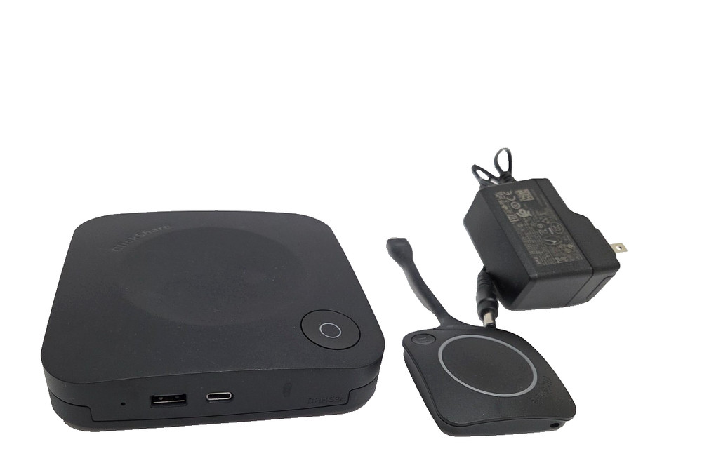 Good Condition - Barco ClickShare C3010S Presentation Unit + Dongle + PSU