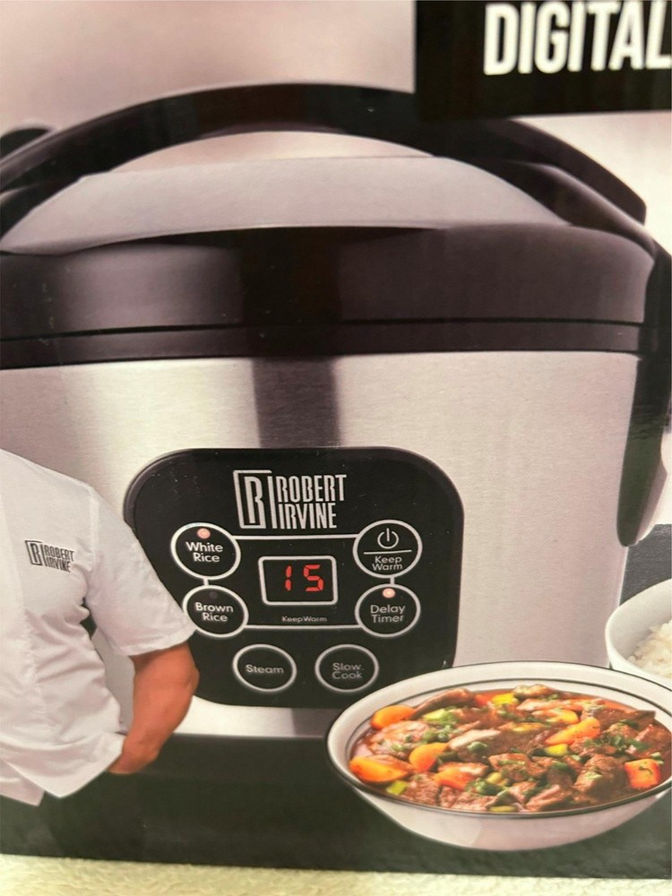 ROBERT IRVINE --2 QT DIGITAL MULTI COOKER - NEW