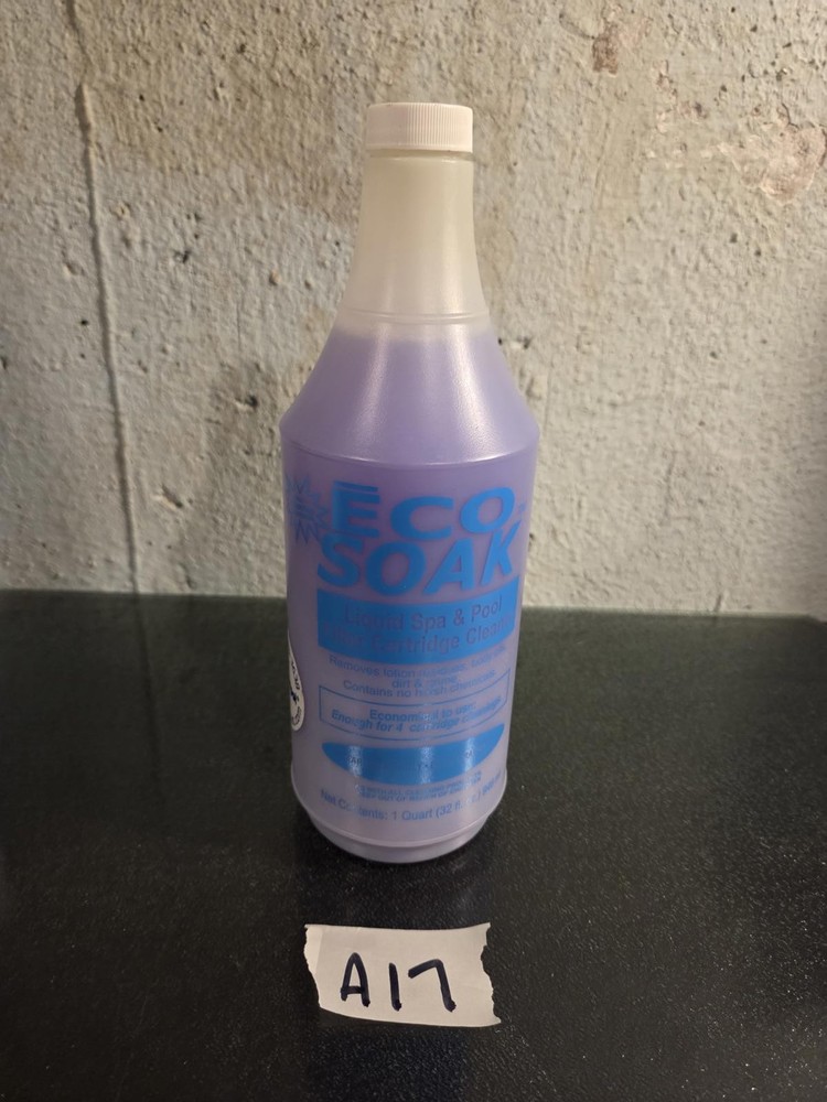 Eco Soak Liquid Spa & Pool Filter Cartridge Cleaner | 32oz