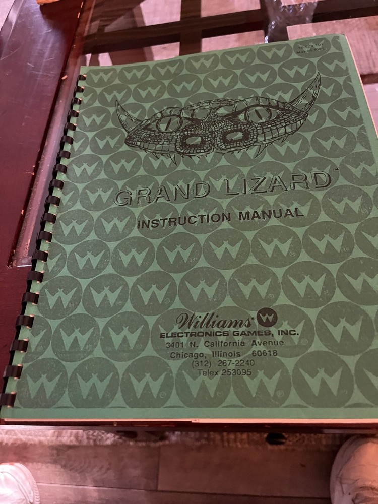 Grand Lizard Pinball Manual