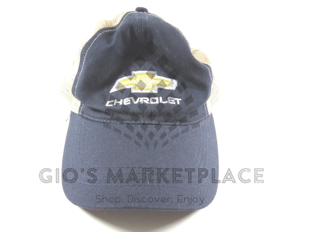 Chevrolet Soft Mesh Trucker  Hat Cap Snap Back Adjustable Vintage Style