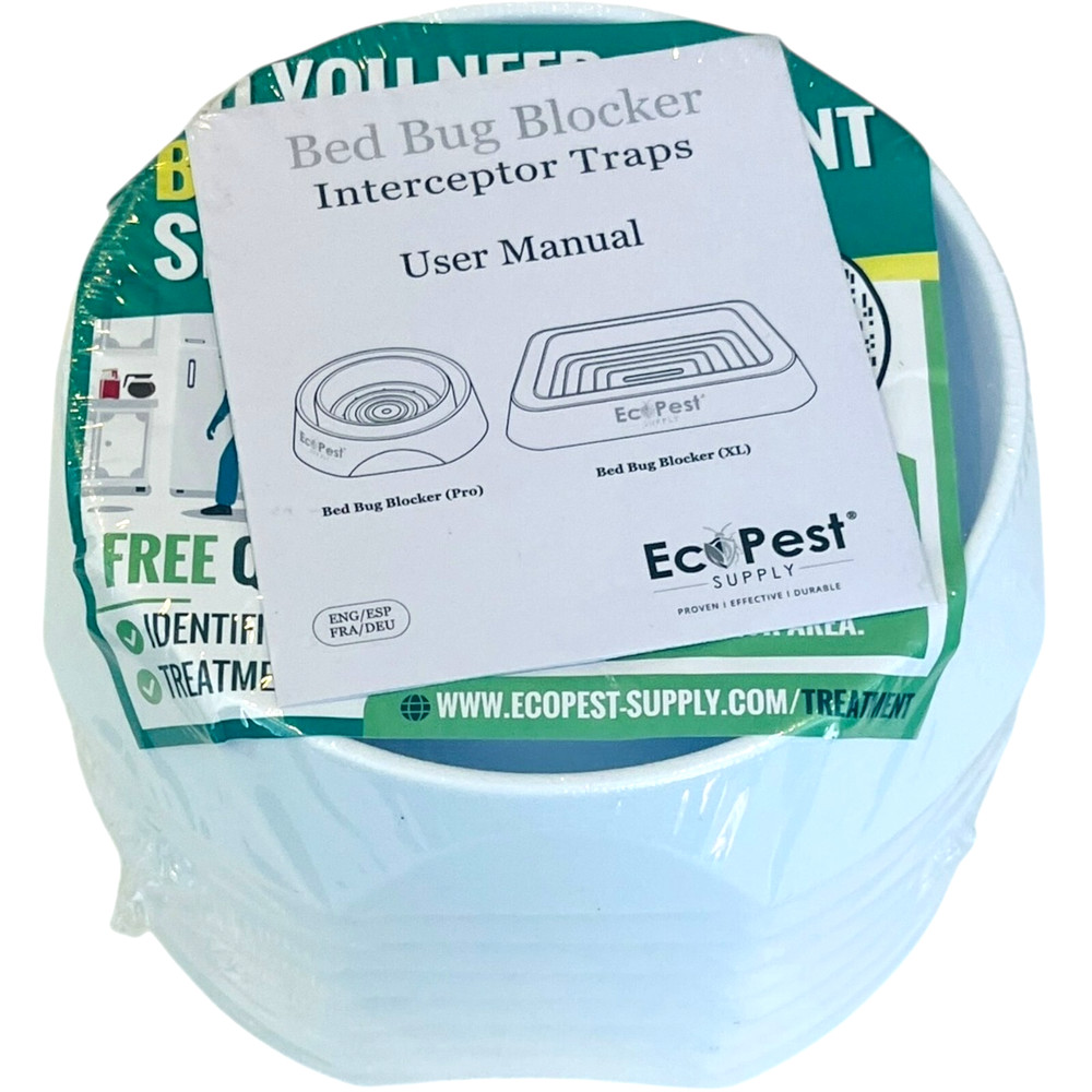 EcoPest Bed Bug Blocker Interceptor Traps - 8 Pack