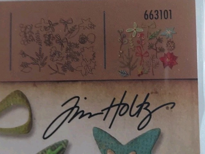 Sizzix Thinlits Tim Holtz Funky Festive 16 Dies Set NIP