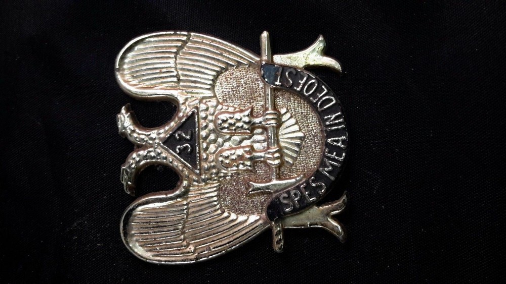 Lot of Nine Fraternal Metal Emblems
