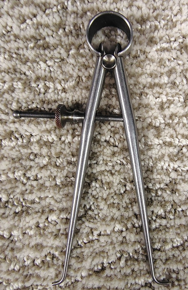 🗽 VINTAGE STARRETT 4" ID CALIPER