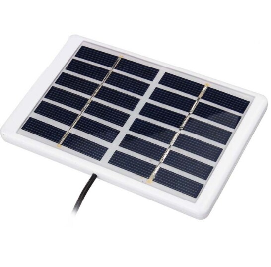1.2W 6V polycrystalline solar panel laminated with plastic DC interface 3M wire