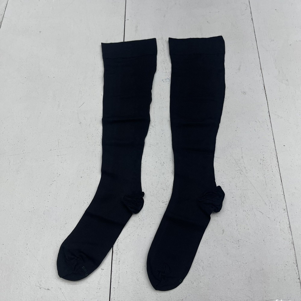 Go Travel Black Compression Flight Socks Unisex Adults Size Medium