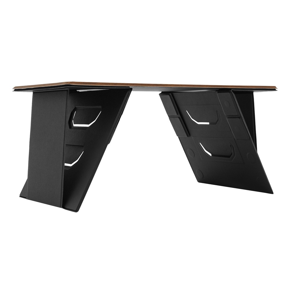 Folding Lap Desk with Angle Adjustable Portable Foldable Laptop Table Bed Desk