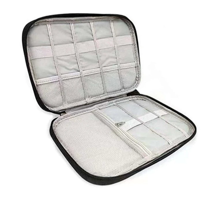 Travel Electronics Cable Organizer Bag Storage Case for Cards USB Accessories S