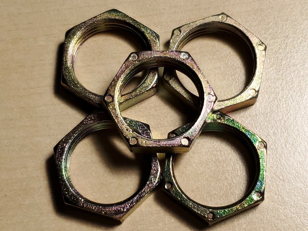 5-PACK DILLON 1" DIE LOCKING RING RELOADING DIE LOCK RINGS/NUTS LEE RCBS L@@K!