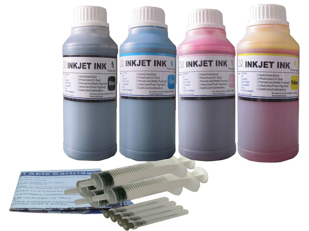 4x250ml refill ink for HP920 Officejet 6000 6500 6500A 7500A