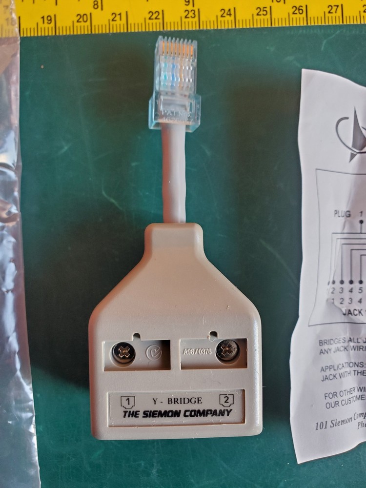 NEW Siemon Model: 57S5 Y-Bridge