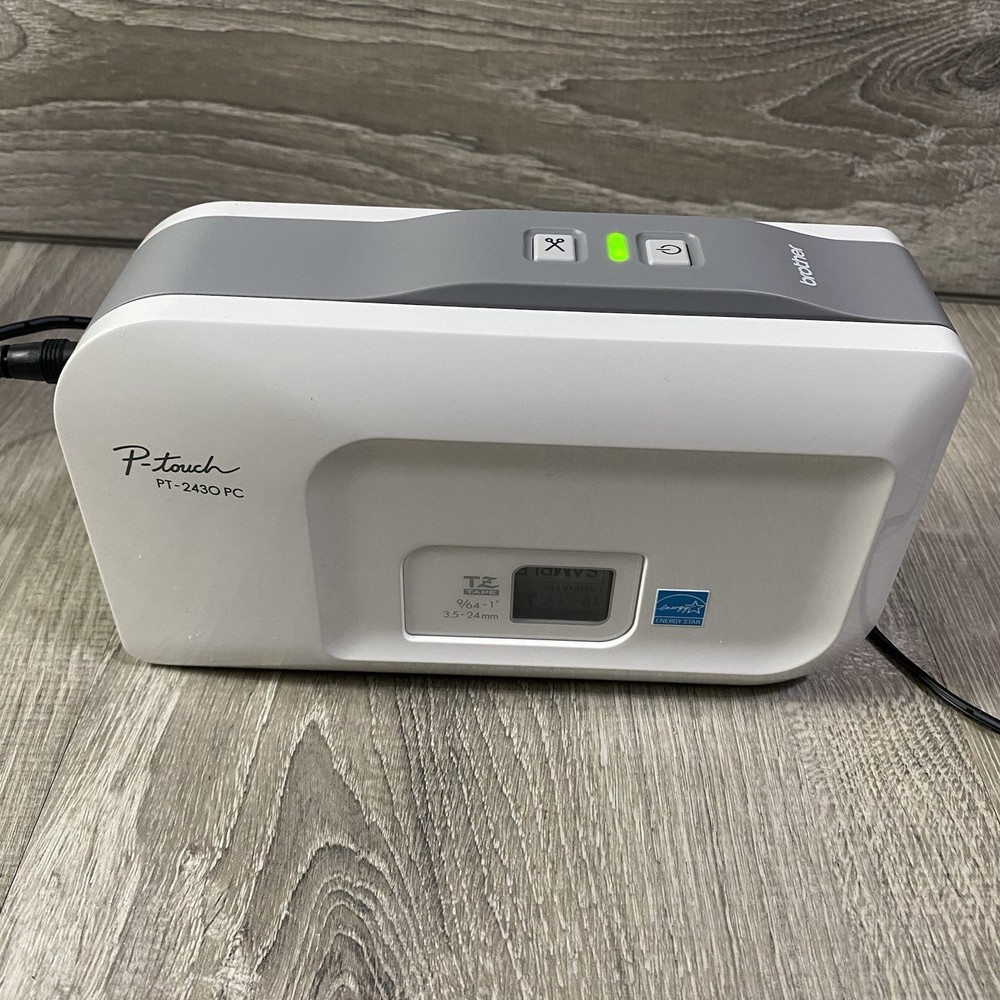 Brother P-Touch PT-2430PC Plug & Label Printer Professional Prints from PC🔥🔥🔥