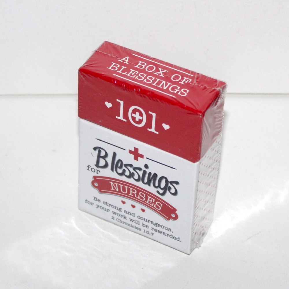 101 BLESSINGS FOR NURSES cards 2016 NEW in box christian scripture quotes