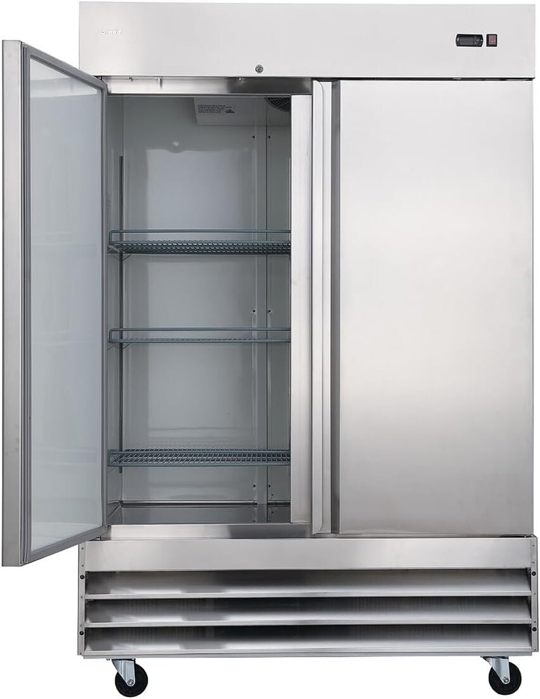 Smad Refrigerator 48" W Commercial Refrigerator with Lock Feature 47 Cu.Ft