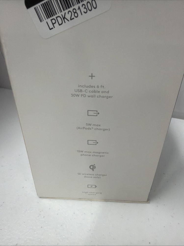 Heyday 2-in-1 Adjustable MagSafe Stand - White Marble