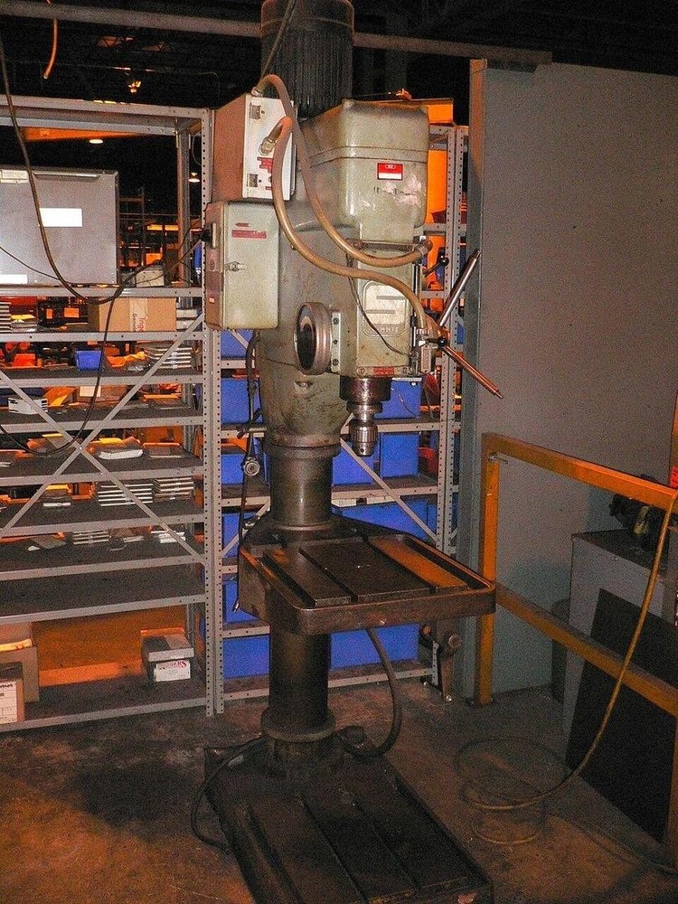 30" Summit Geared Head Drill Press | 8' Column | 4HP | #4 Morse Taper