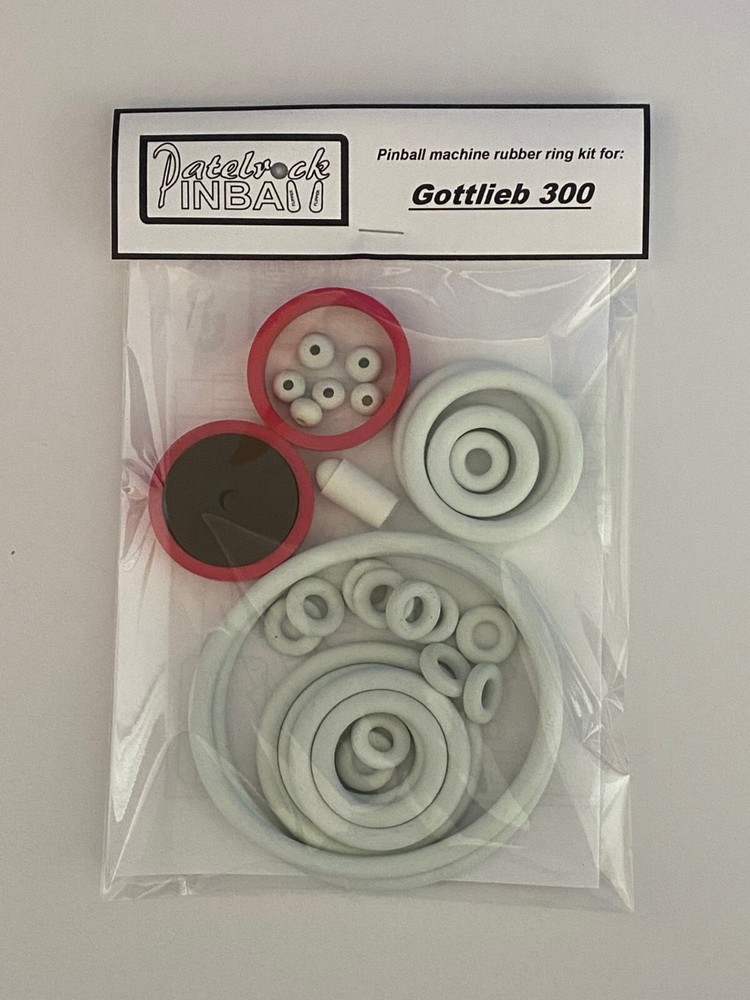 1975 Gottlieb 300 Pinball Machine Rubber Ring Kit