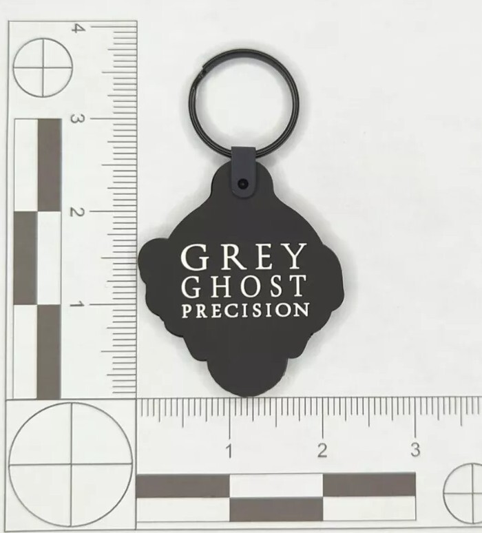 Grey Ghost Precision PVC Key Ring
