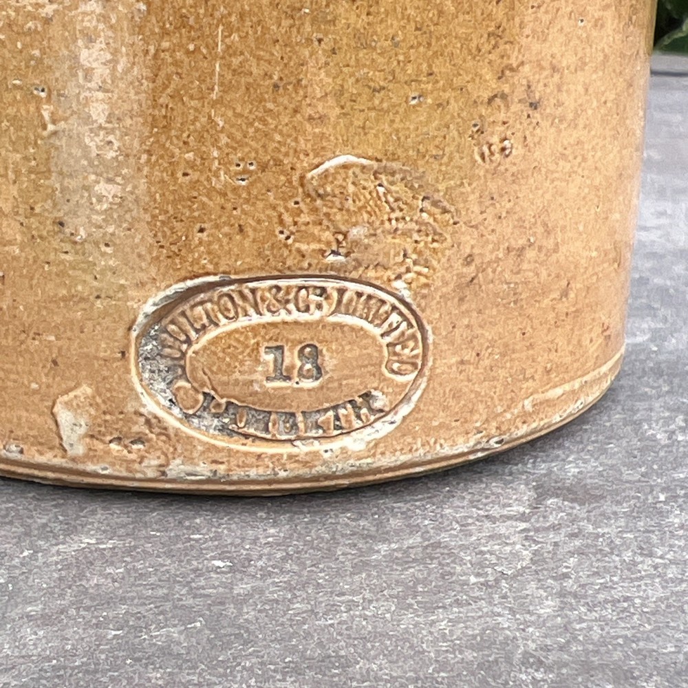 J. Foxley Widford Chelmsford Brewed Ginger Beer Bottle Rustic Kitchen Décor