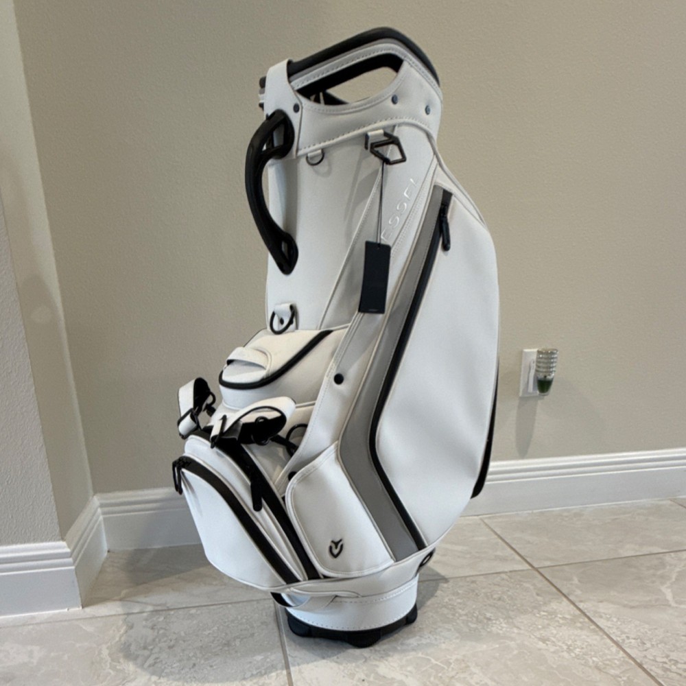 Vessel White/Black Prime Staff Golf Bag