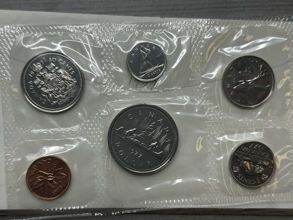 1975-77 Canada Uncirculated Coin Sets 3 pc Lot