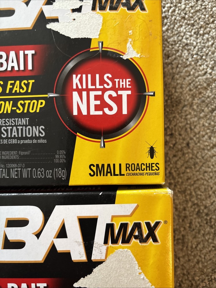 2 Pack (36 total Bait Stations) COMBAT Max 12 Month Small Roach Killing Baits