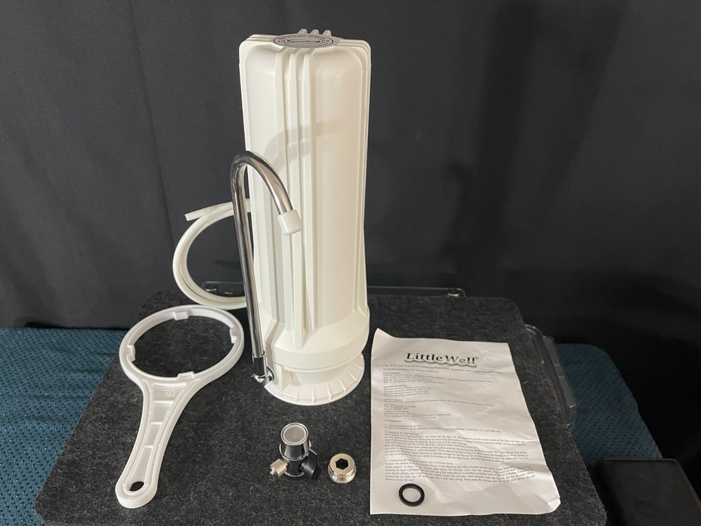 iSpring CT10-W Countertop Water Filter 7 Multi-Layer Faucet Water Filter System