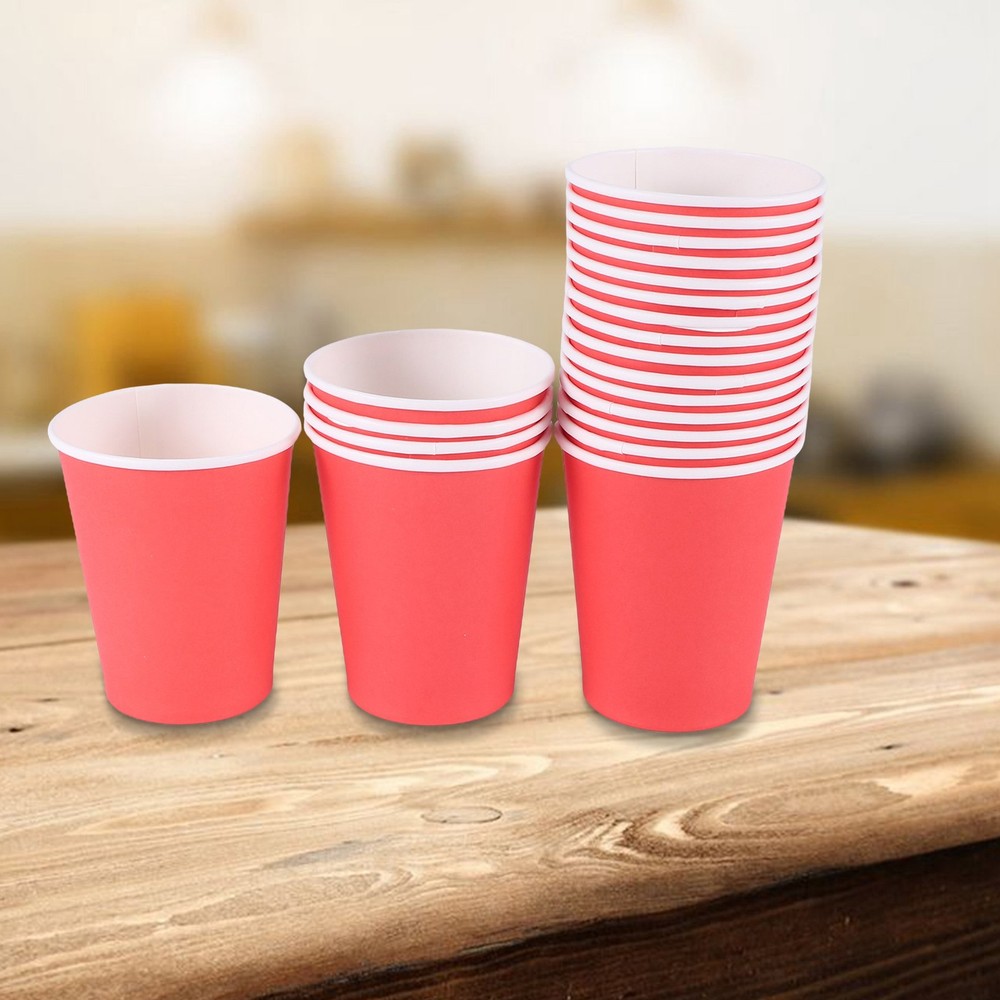 20 Cups (9oz) - Plain Solid Colours Birthday Catering T8I7