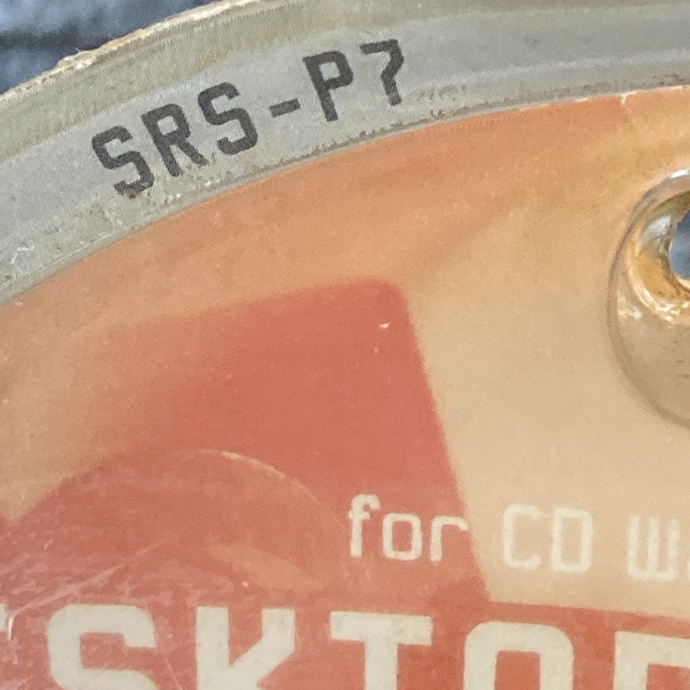 Sony SRS-P7 Stereo Speaker System Desktop Speakers CD/MD Walkman