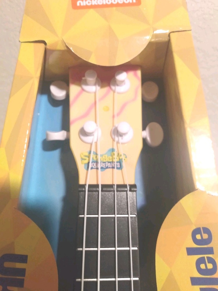 Nickelodeon SpongeBob SquarePants Yellow Ukulele Easy to Play 6+