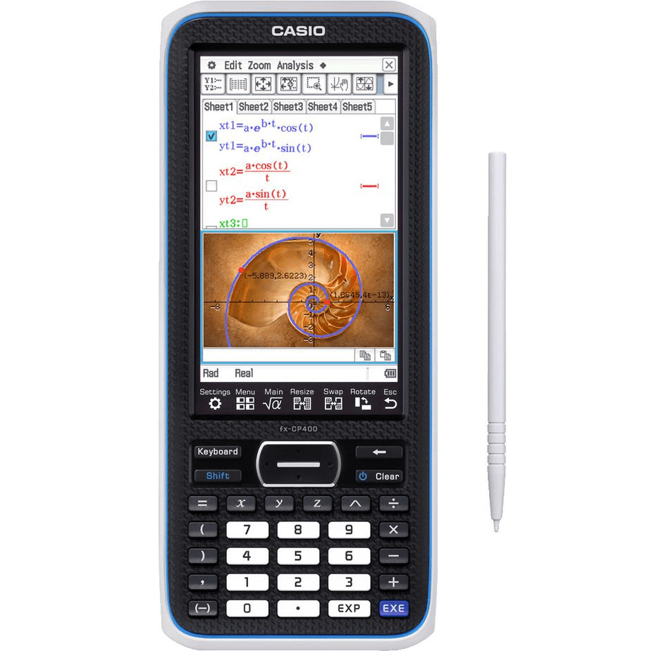 NEW Casio Scientific Classpad Colour Graphing Calculator FX-CP400 Touchscreen St