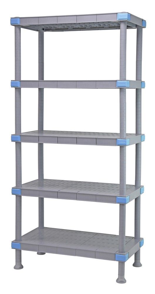 Quantum QP212486SS-5 All Plastic Shelving Unit