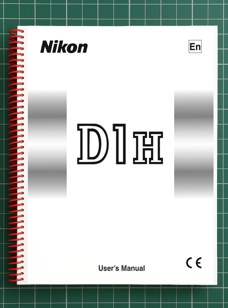 Nikon D1H — User Manual Owners Guide Reference — 237 Pages — USA Made