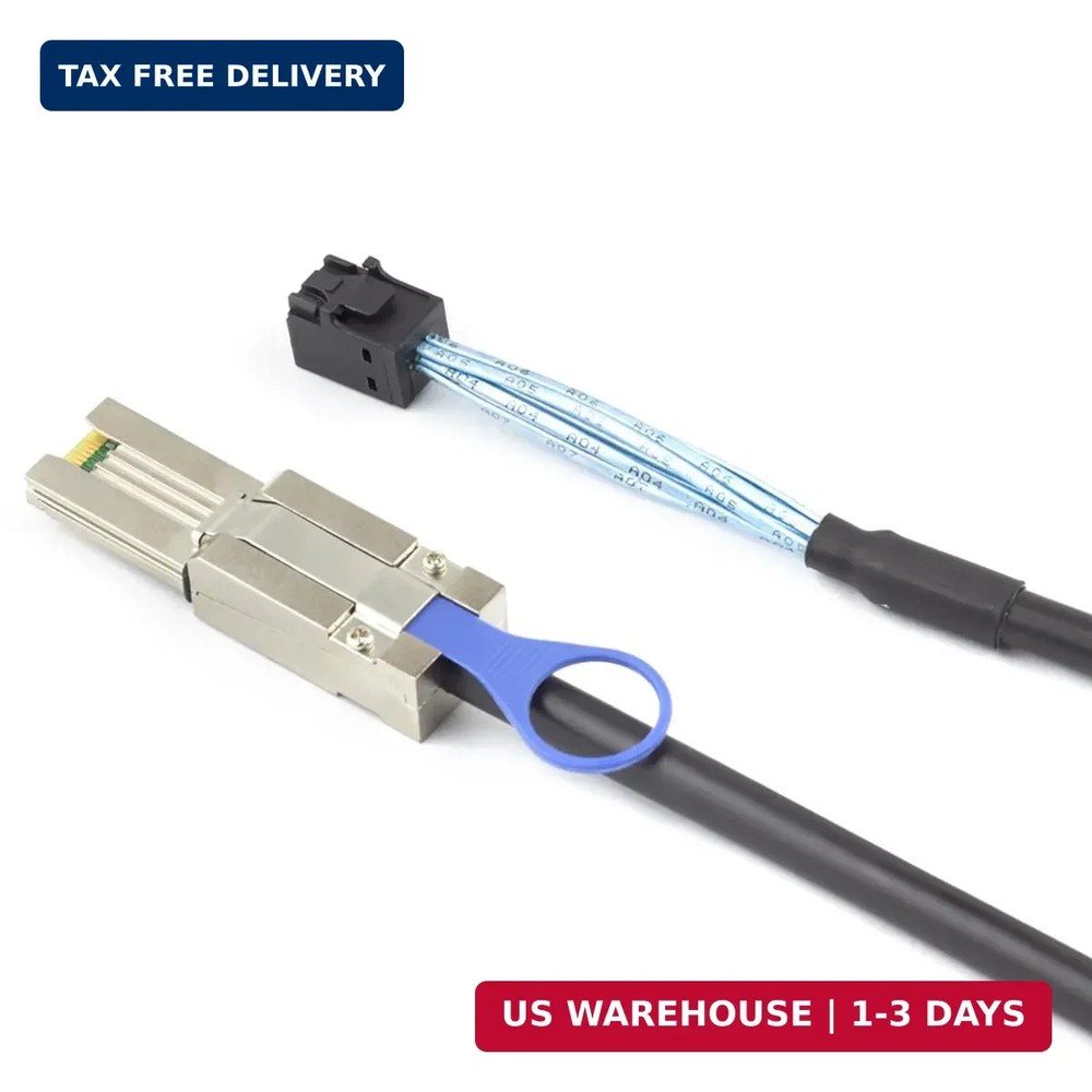 Mini SAS HD SFF-8088 to SFF-8643 Internal External Server Cable - 6Gbps High Spe