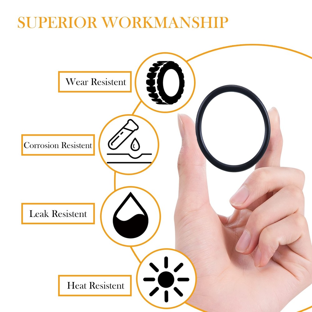 High Pressure Washer O Ring Kit, Replacement Rubber Ring Power Washer, General
