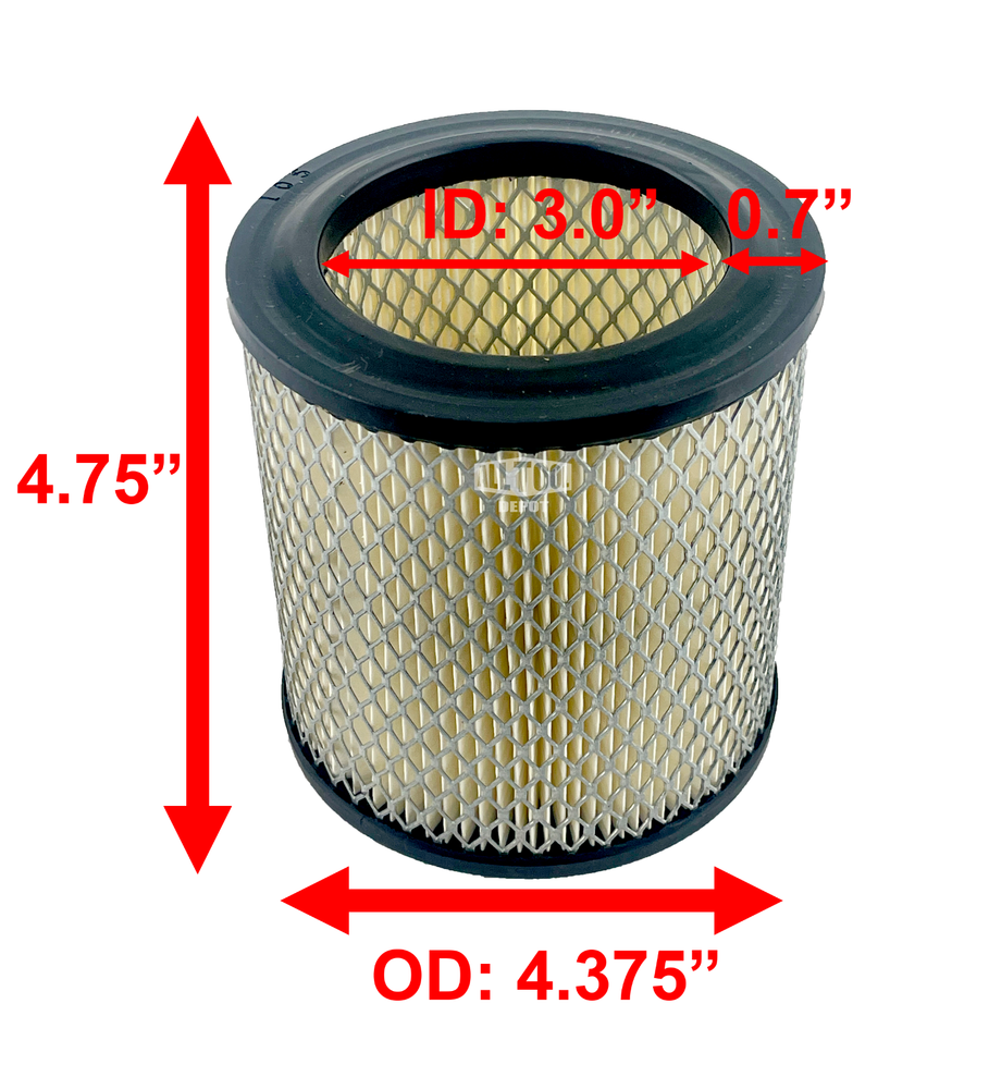 2 Packs Air Compressor Air Intake Filter Elements #18 A428 for 32127482