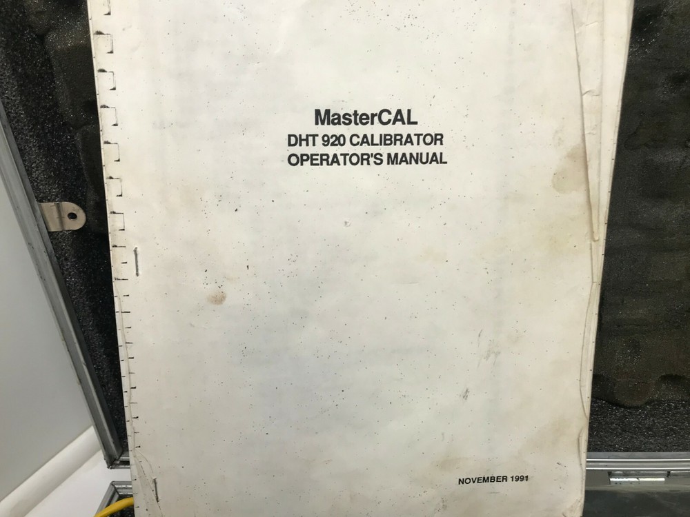 Promac MasterCAL DHT 920 Calibrator BR