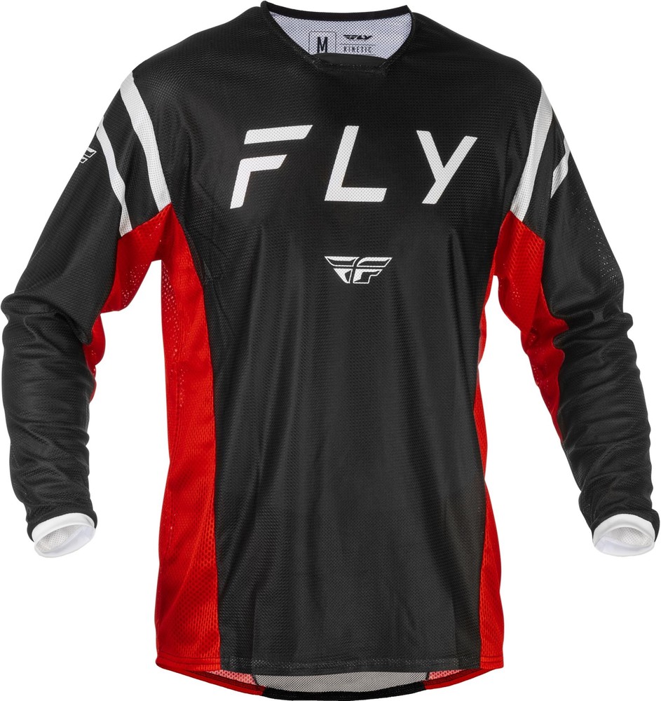 Kinetic Mesh Center Jersey Black/White/Red 2x