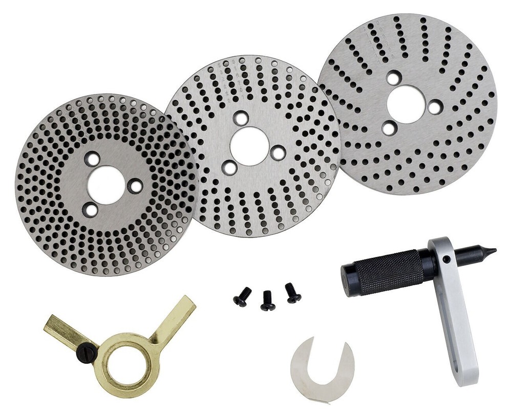 Rotary Table 6" Horizontal Vertical with Dividing plate/Index plates set
