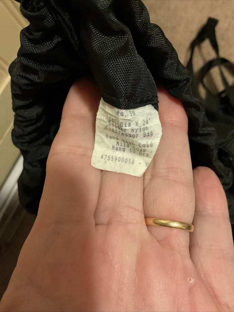 Portable Compression Black Stuff Bag For Camping