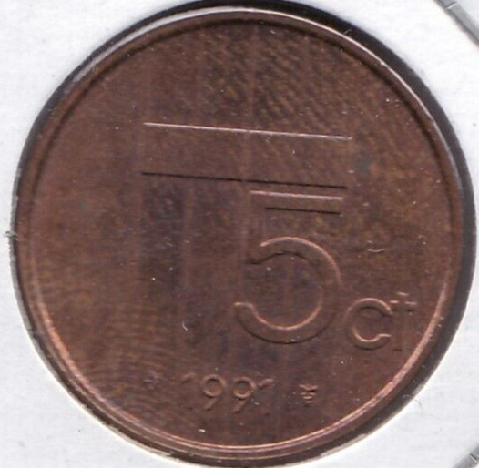 1991 Netherlands 5 Cents