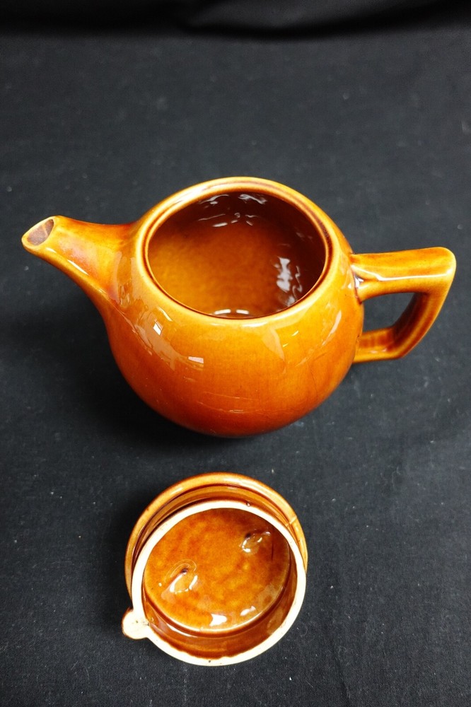VTG McCoy Brown Teapot