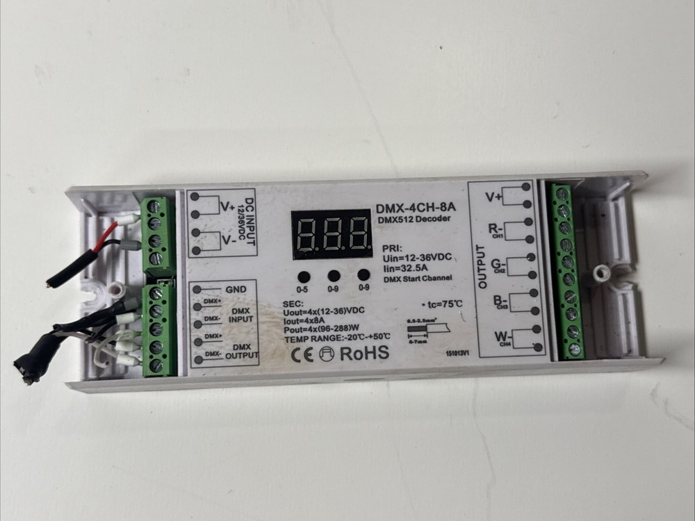 4 Channel LED DMX-4CH-8A DMX512 Decoder